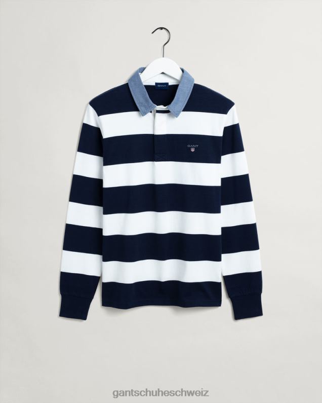 Männer Originaler Heavy Rugger mit Barstripe-Design 0LP6X209 GANT Eierschale