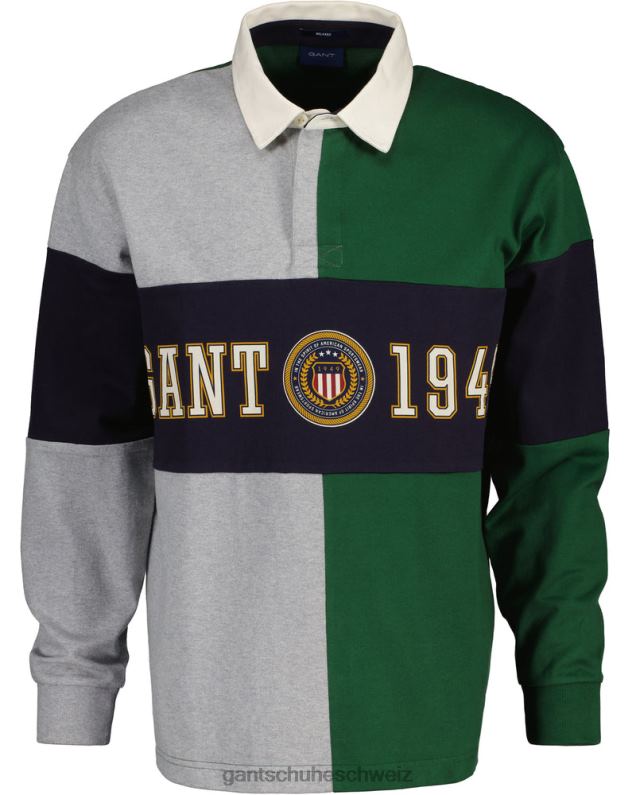 Männer Wappenschild Rugger 0LP6X216 GANT Waldgrün