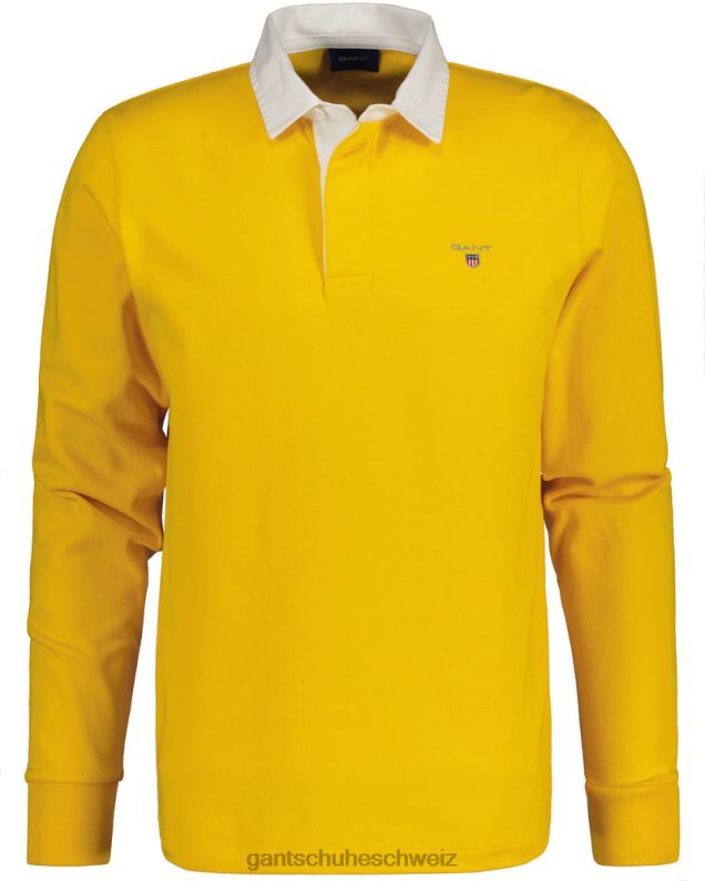 Männer solider schwerer Rugger 0LP6X220 GANT Sonnenlicht gelb