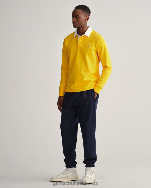 Männer solider schwerer Rugger 0LP6X220 GANT Sonnenlicht gelb