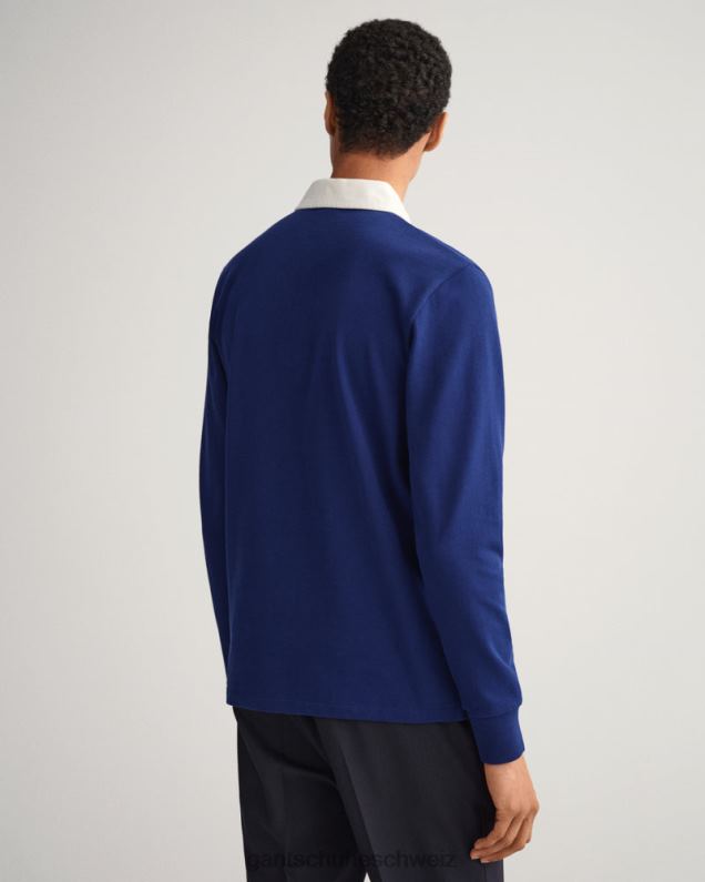 Männer solider schwerer Rugger 0LP6X221 GANT tiefes Blau