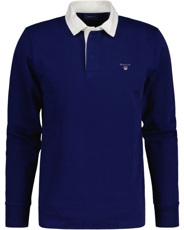 Männer solider schwerer Rugger 0LP6X221 GANT tiefes Blau