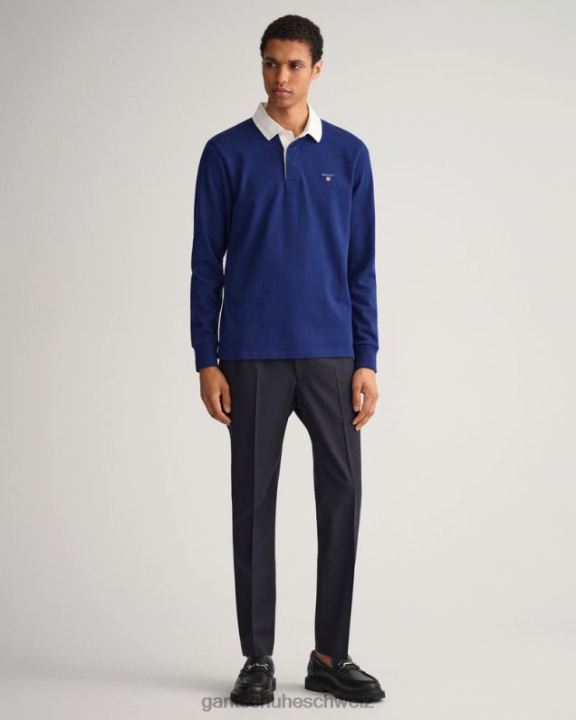 Männer solider schwerer Rugger 0LP6X221 GANT tiefes Blau