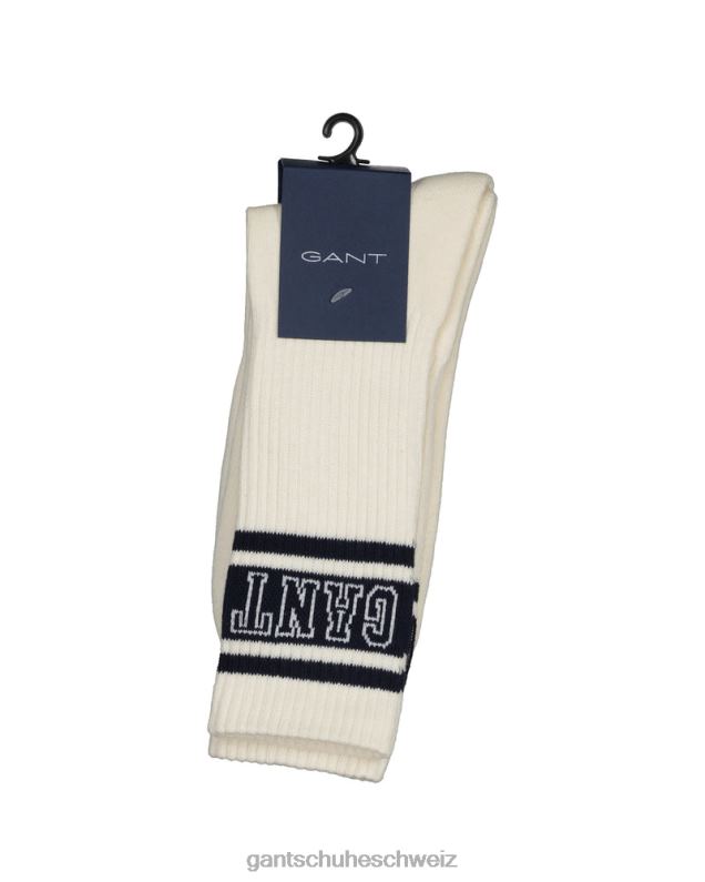 Männer Sportsocken 0LP6X518 GANT Eierschale