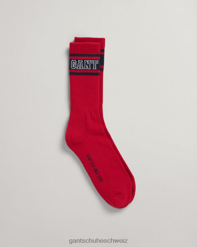Männer Sportsocken 0LP6X522 GANT Rubinrot
