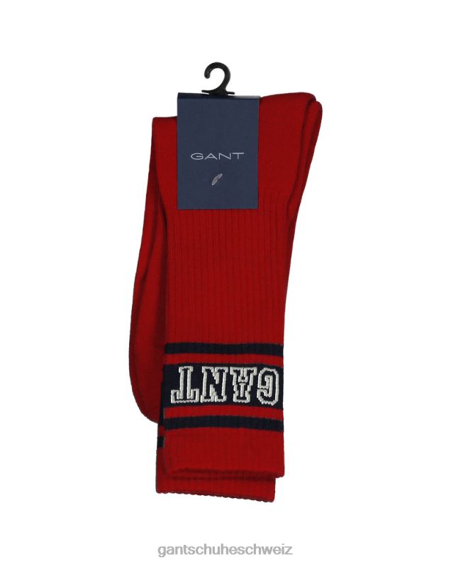 Männer Sportsocken 0LP6X522 GANT Rubinrot