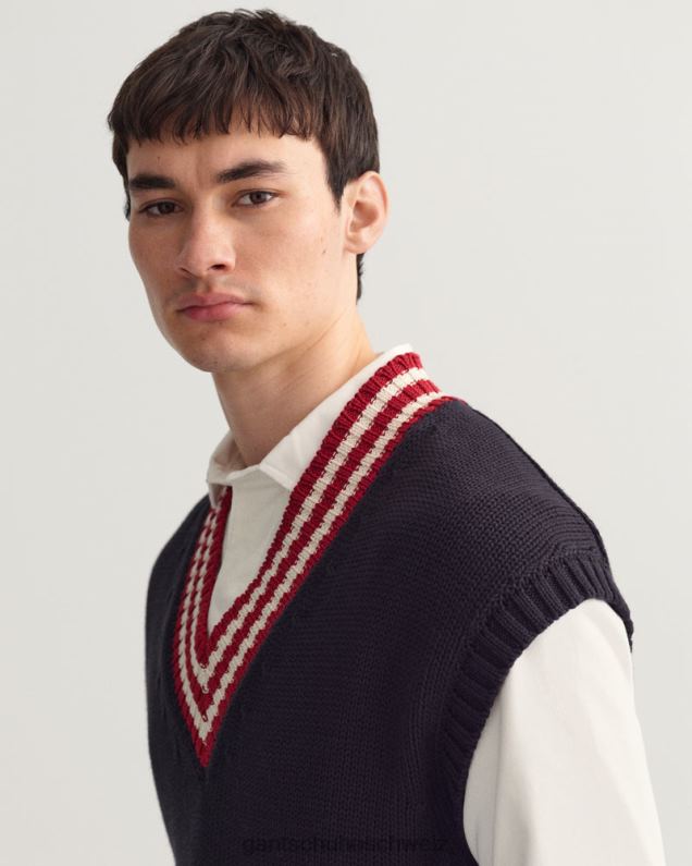 Männer übergroße Weste 0LP6X342 GANT Herbstsonnenuntergang