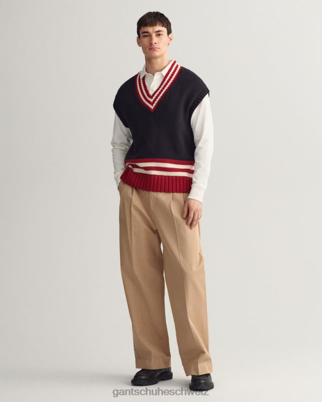 Männer übergroße Weste 0LP6X342 GANT Herbstsonnenuntergang