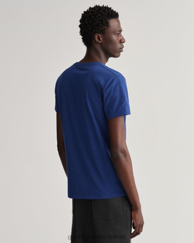 Männer Original-T-Shirt 0LP6X135 GANT tiefes Blau