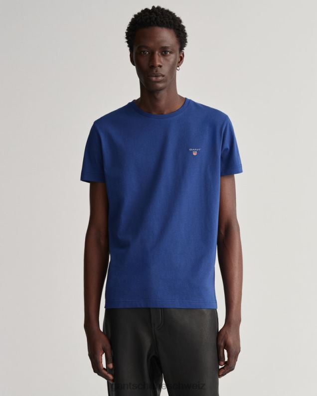 Männer Original-T-Shirt 0LP6X135 GANT tiefes Blau