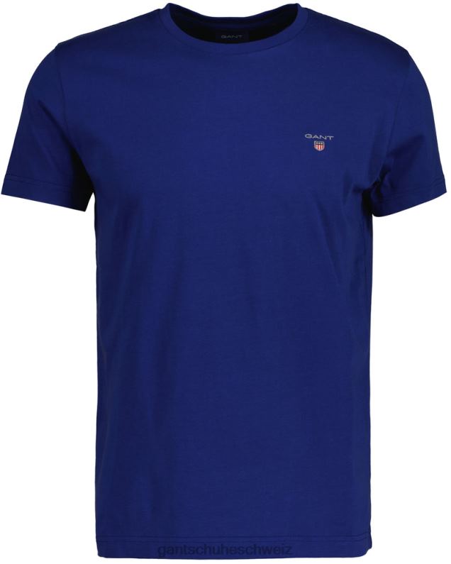 Männer Original-T-Shirt 0LP6X135 GANT tiefes Blau