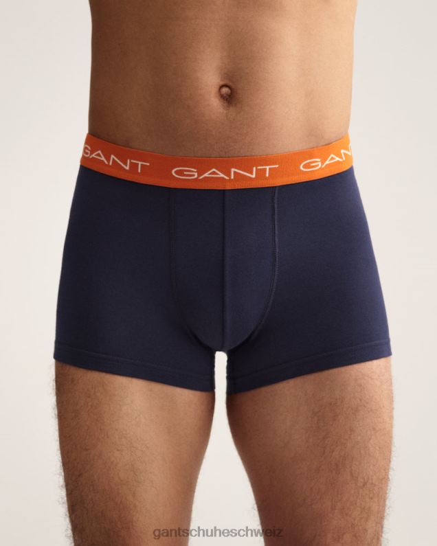 Männer 3er-Pack Unterhosen 0LP6X540 GANT Abendblau