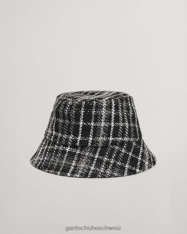 Frauen Fischerhut aus Tweed 0LP6X791 GANT Ebenholzschwarz