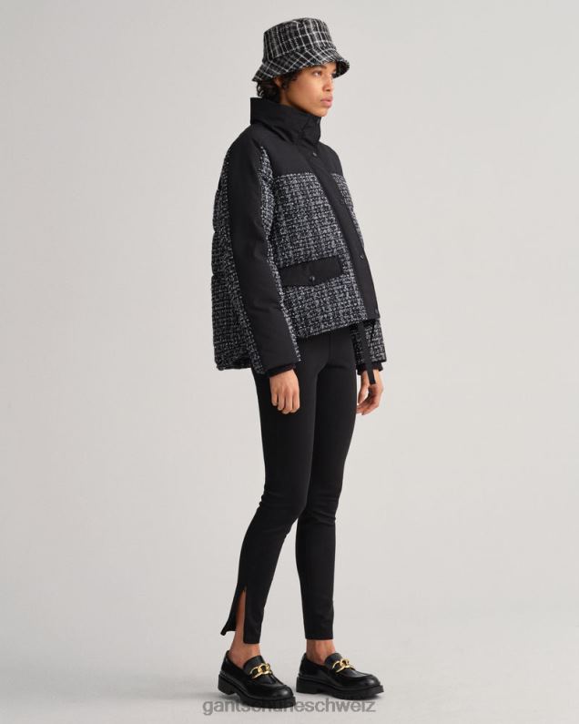 Frauen Fischerhut aus Tweed 0LP6X791 GANT Ebenholzschwarz