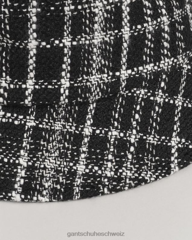 Frauen Fischerhut aus Tweed 0LP6X791 GANT Ebenholzschwarz