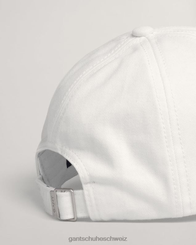 Frauen Mütze aus Baumwolltwill 0LP6X793 GANT Weiß