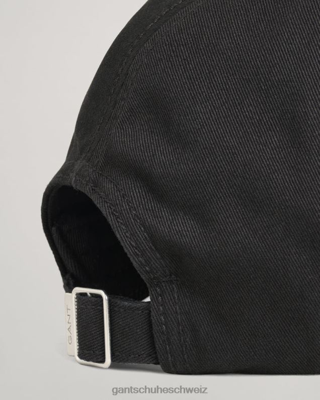 Männer Hohe Mütze aus Baumwolltwill 0LP6X497 GANT Schwarz