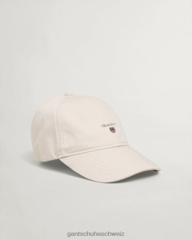 Männer Mütze aus Baumwolltwill 0LP6X498 GANT Kitt
