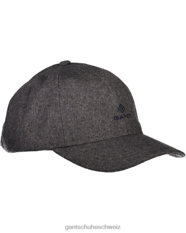 Männer Melton-Kappe 0LP6X503 GANT Steinmelange